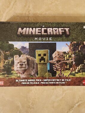 Mattel Minecraft Ultimate Movie Pack with 8 Action Figures & 8 Accessories